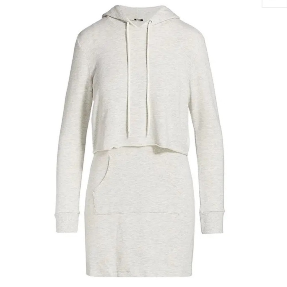 MONROW Double Layer Hoodie Dress - Picture 3 of 10